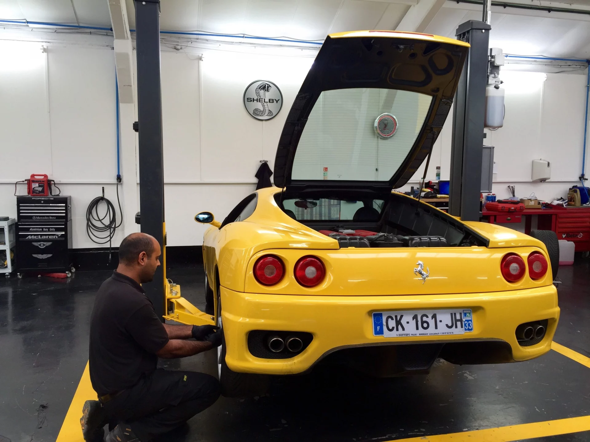 Ferrari bodyshop