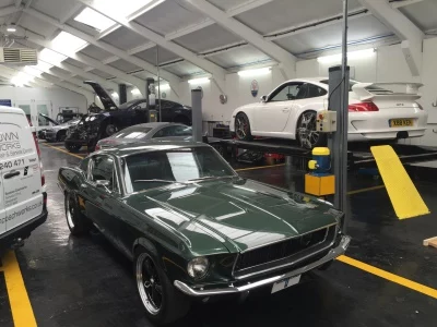 Inside Shepperton Bodyshop