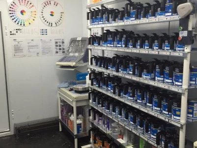 Paint Mixing room