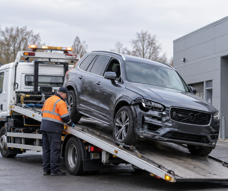 Recovery of an undriveable vehicle