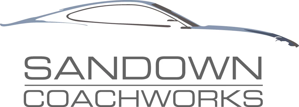 Sandown Coachworks LOGO WHITE BGROUND