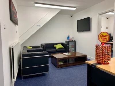 Camberley customer waiting area