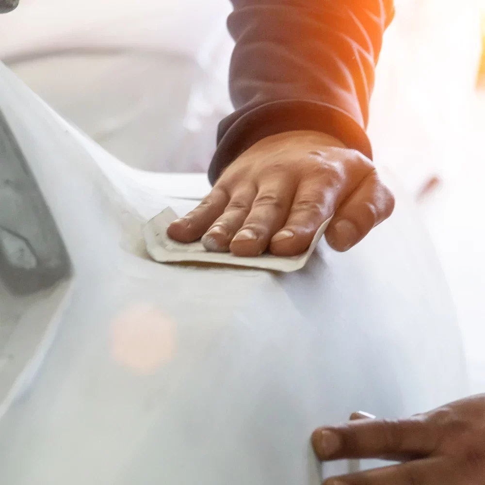 Paintwork Preparation for Car Scratch repair